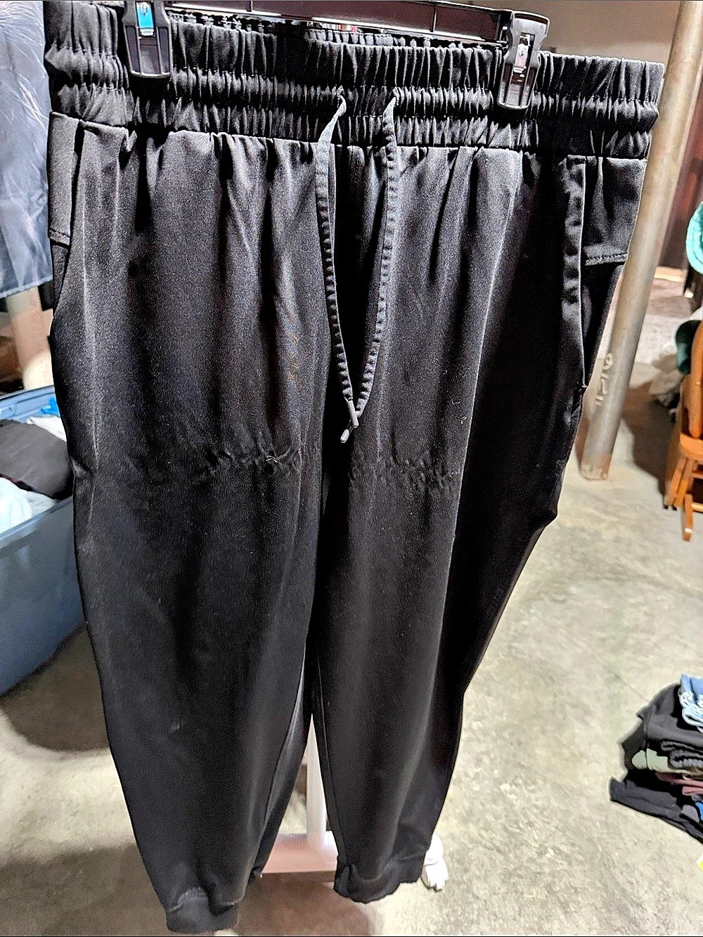 Member's Mark Travel Jogger Black Pants XL